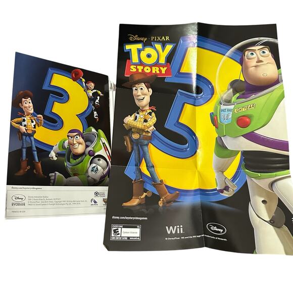 Toy Story 3 Nintendo Wii Video Game With Manual Untested - Picture 7 of 11